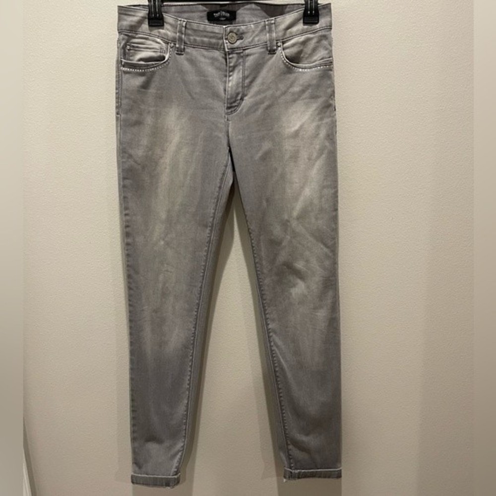 White House Black Market Skinny Leg Jeans women’s grey size 4R